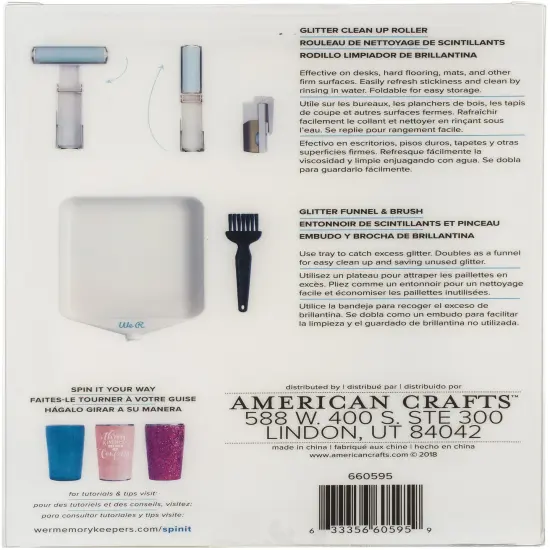 We R Spin It Glitter Clean Up Kit {3}