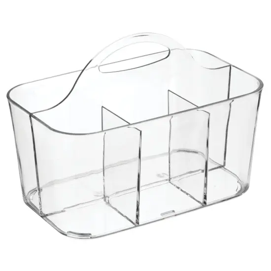 mDesign Plastic Storage Caddy Tote for Desktop Office Supplies, Small {5}