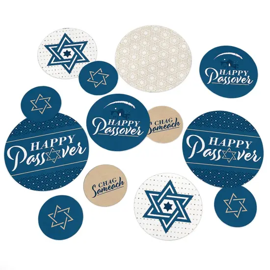 Big Dot of Happiness Happy Passover - Pesach Jewish Holiday Party Giant Circle Confetti - Party Decorations - Large Confetti 27 Count {1}