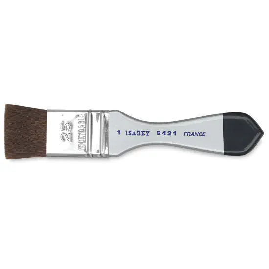 Isabey Squirrel Brush - Flat Wash, Short Handle, 1" {1}