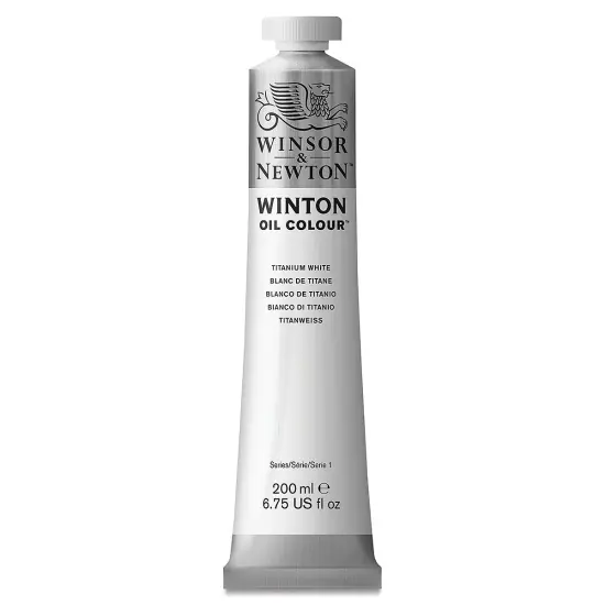 Winsor & Newton Winton Oil Color - Titanium White, 200 ml tube {1}