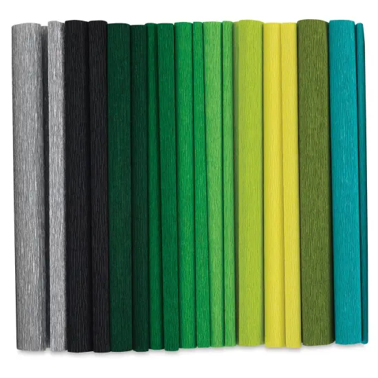 Lia Griffith Crepe Paper - Heavy, Botanical Garden, Set of 10 Rolls {2}
