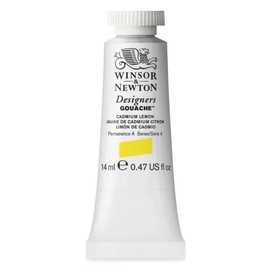 Winsor & Newton Designers Gouache - Cadmium Lemon, 14 ml tube {1}