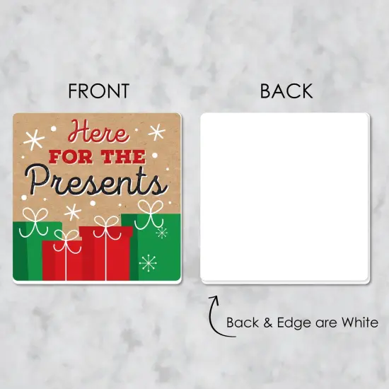 Big Dot of Happiness Jolly Santa Claus - Funny Christmas Party Decorations - Drink Coasters - Set of 6 {7}