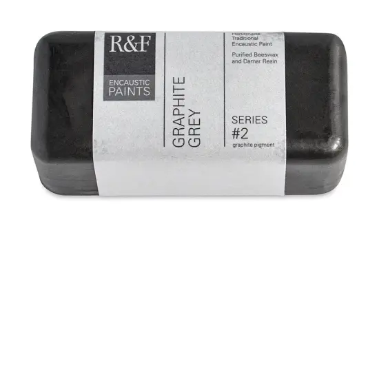 R&F Encaustic Paint Block - Graphite Gray, 104 ml block {1}