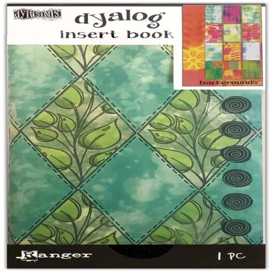 Dyan Reaveley's Dylusions Dyalog Insert Book 4.375"X8.25"-Backgrounds #3 {1}