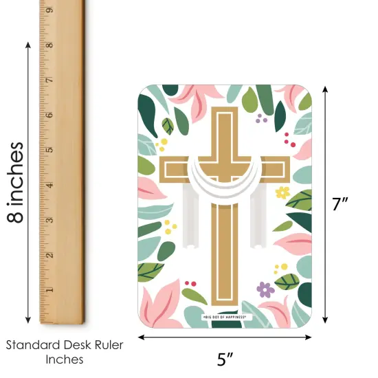 Big Dot of Happiness Religious Easter - Bingo Cards and Markers - Christian Holiday Party Bingo Game - Set of 18 {6}