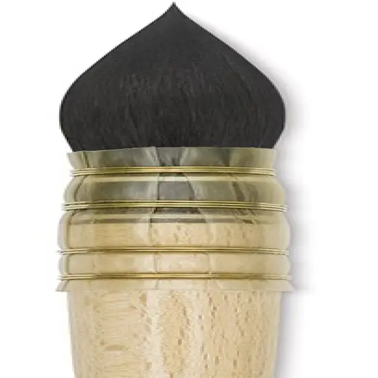 Isabey Original Siberian Blue Squirrel Brush - Quill Mop, Short Handle, Size 12 {2}