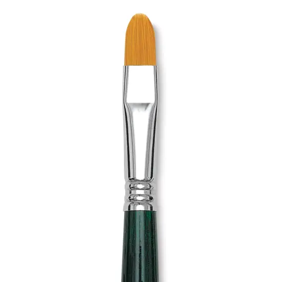 Escoda Barroco Toray Gold Synthetic Brush - Bright, Short Handle, Size 14 {1}