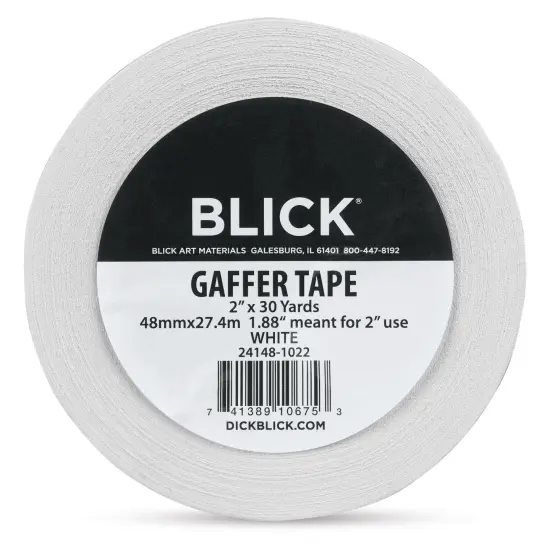Blick Gaffers Tape - 2" x 30 yds, White {1}