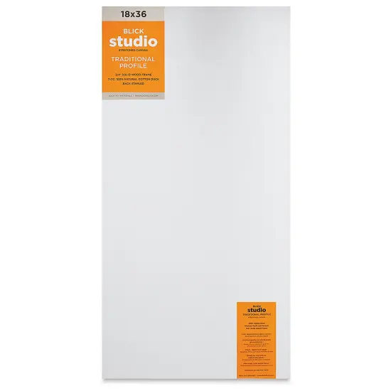 Blick Studio Stretched Cotton Canvas - Traditional Profile, 18" x 36" {1}