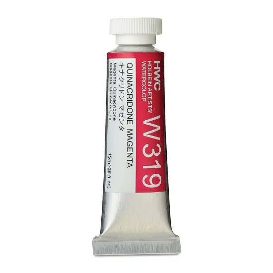 Holbein Artists' Watercolor - Quinacridone Magenta, 15 ml tube {2}