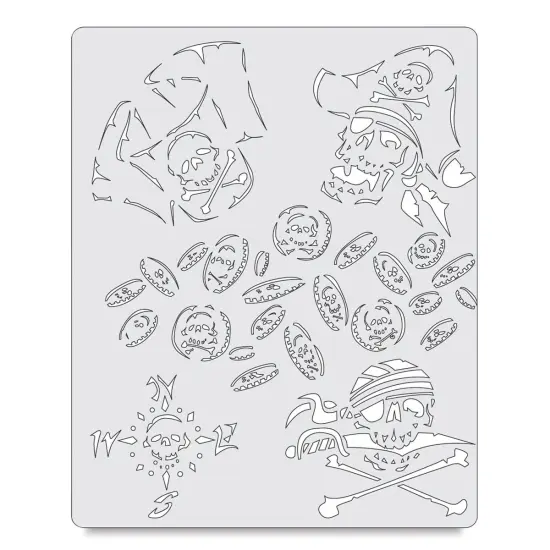 Iwata Artool Freehand Template - Curse of the Skull Master Buccaneer {2}