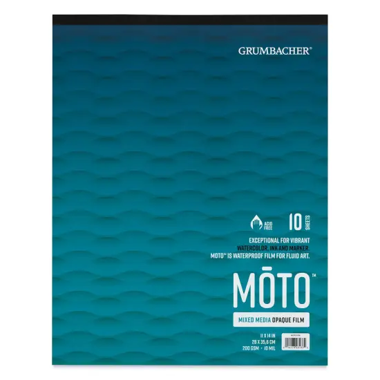 Grumbacher Moto Mixed Media Synthetic Paper Pad - 11" x 14", 10 sheets {1}