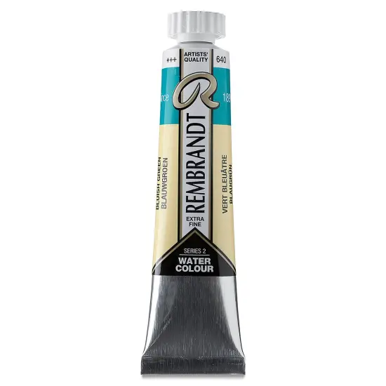 Rembrandt Artist Watercolors - Bluish Green, 20 ml tube {2}