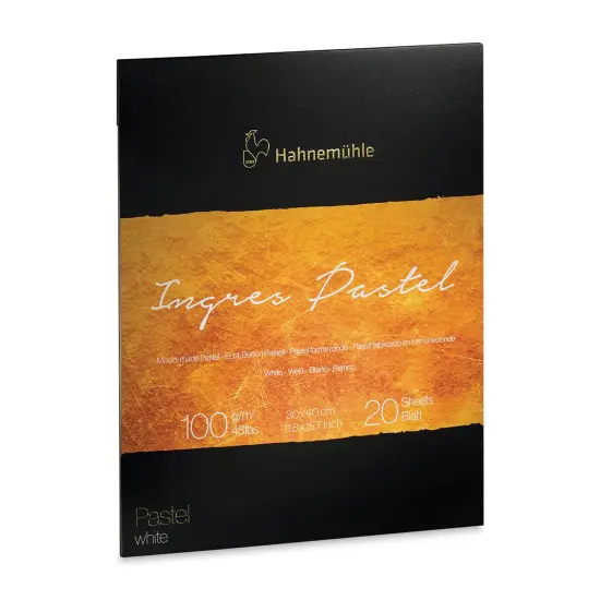 Hahnem&uuml;hle Ingres Pad - White, 11.8" x 15.7", 20 Sheets {1}