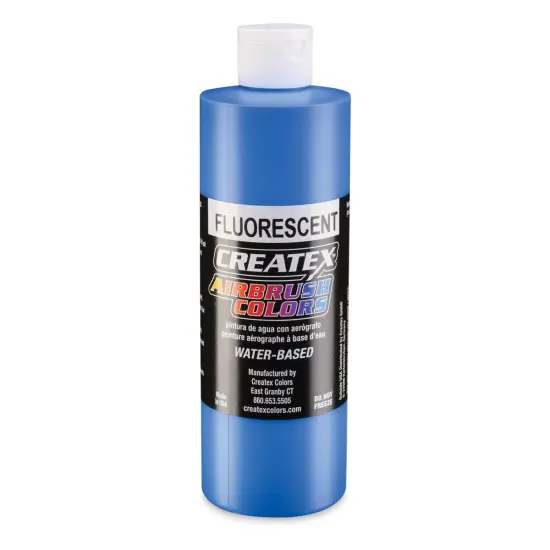 Createx Airbrush Color - 16 oz, Fluorescent Blue {1}