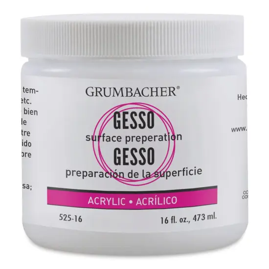 Grumbacher Acrylic Gesso - 16 oz Jar {1}