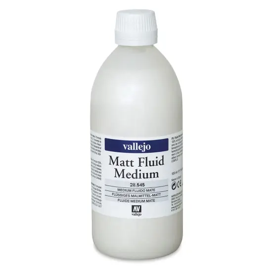 Vallejo Acrylic Fluid Medium - Matte, 500 ml {1}