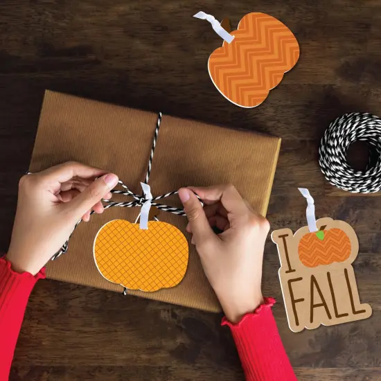 Big Dot of Happiness Pumpkin Patch - Fall, Halloween or Thanksgiving Decorations - Tree Ornaments - Set of 12 {4}