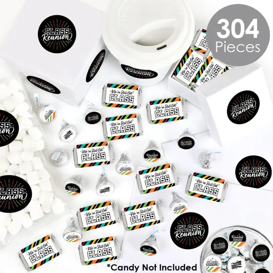 Big Dot of Happiness Still Got Class - High School Reunion Party Candy Favor Sticker Kit - 304 Pieces {3}