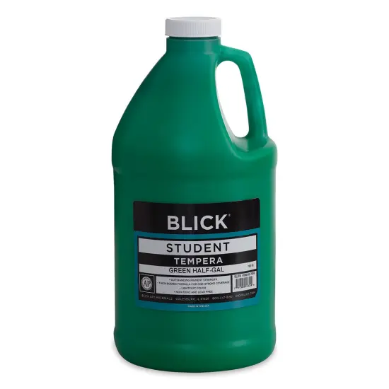 Blick Student Tempera Paint - Green, 64 oz bottle {1}