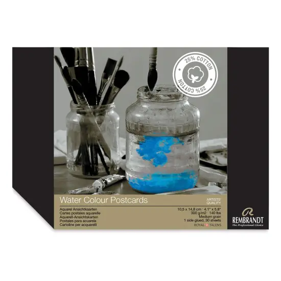 Rembrandt Watercolor Postcard Pad- 30 Sheets {1}
