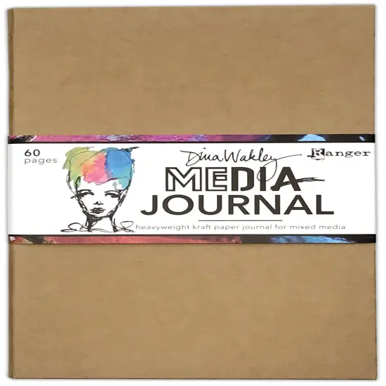 Dina Wakley Media Journal 7.75"X10.25"-Kraft {1}