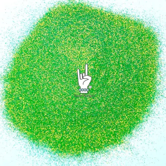 Green Gremlin Super Sparkle Iridescent Premium Pixie for Poxy Microfine Glitter {1}