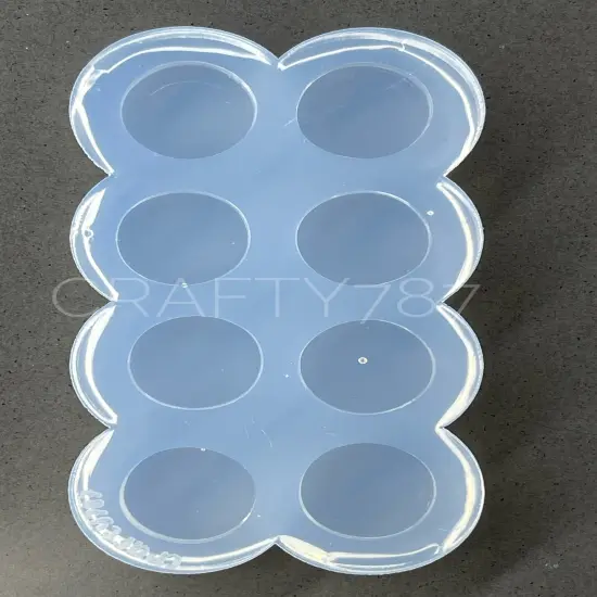 Circle 14mm Stud Earring Silicone Mold.(A2) {2}
