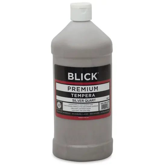Blick Premium Grade Tempera - Silver, Quart {2}
