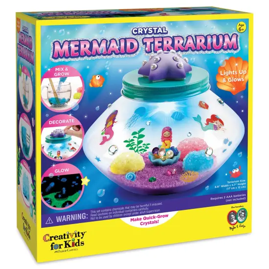 Creativity for Kids Crystal Terrarium Kit - Mermaid {1}