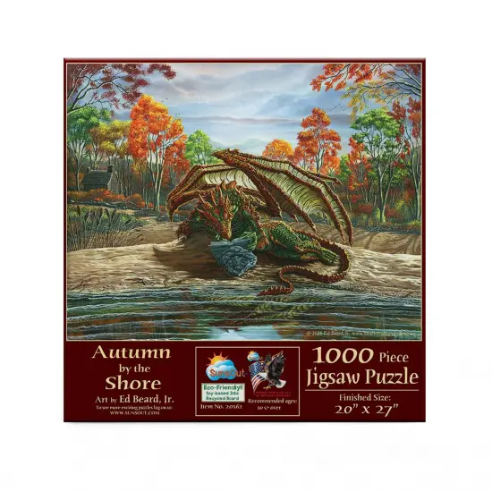 Sunsout Autumn by the Shore 1000 pc Jigsaw Puzzle 20162 {4}