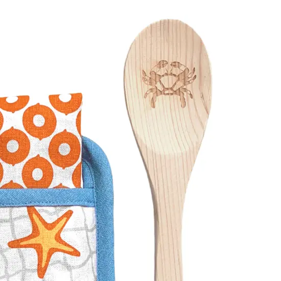 Crab Potholder Gift Set {3}