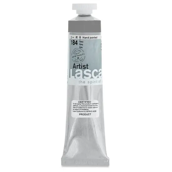 Lascaux Artist Acrylics - Gray, 45 ml tube {1}