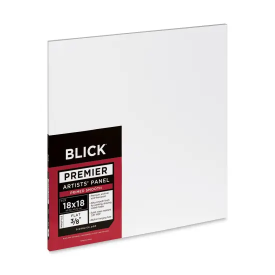 Blick Premier Artists' Panel - Flat, 3/8", 18" x 18" {1}