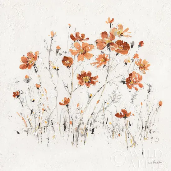 Wildflowers Ii Orange Poster Print by Lisa Audit - Item # VARPDX37429 {1}