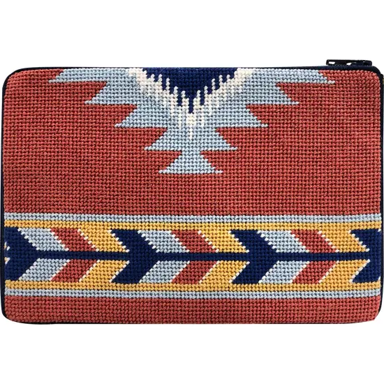 Stitch & Zip Needlepoint Cosmetic Purse Kit- Southwest Multicolor {1}