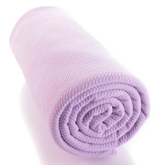 Solid 4 way Stretch Liverpool Bullet Fabric Light Lavender {1}