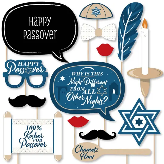 Big Dot of Happiness Happy Passover - Pesach Party Photo Booth Props Kit - 20 Count {1}