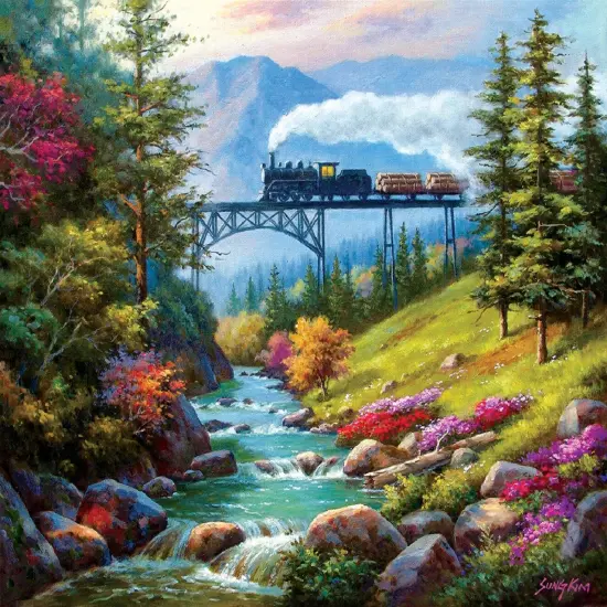 Sunsout On the Way to the Mill 500 pc Jigsaw Puzzle 41616 {1}