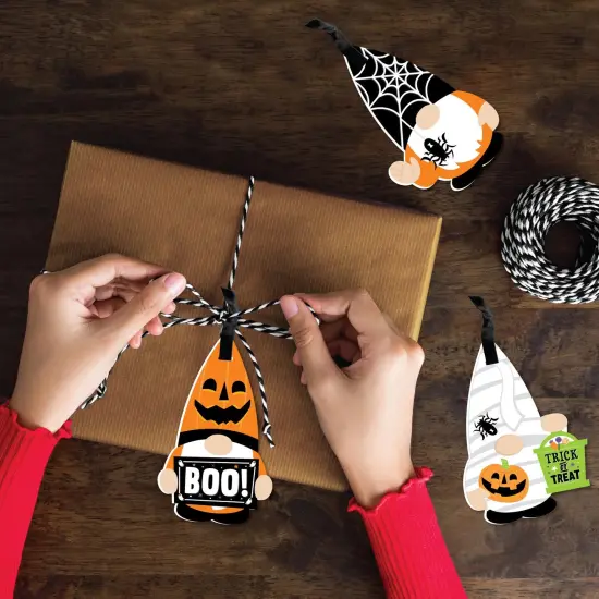 Big Dot of Happiness Halloween Gnomes - Spooky Fall Decorations - Tree Ornaments - Set of 12 {4}