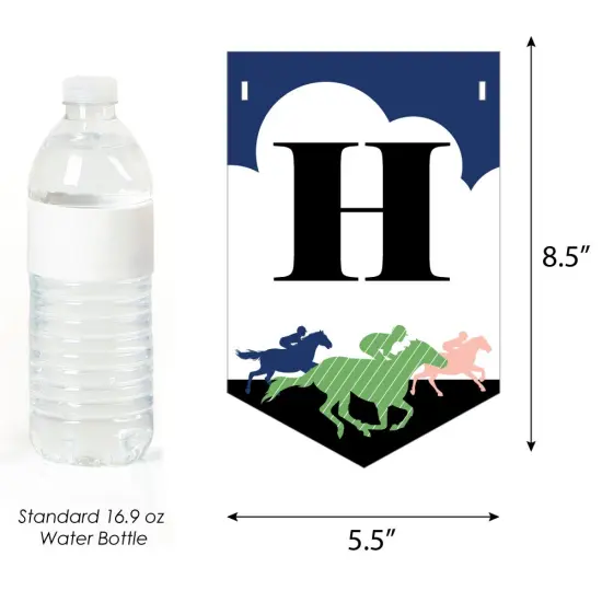 Big Dot of Happiness Kentucky Horse Derby - Birthday Party Bunting Banner - Birthday Party Decorations - Happy Birthday {4}