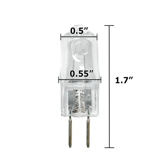 Platinum 35W 120V GY6.35 Bi-Pin Base Clear Halogen Bulb {2}