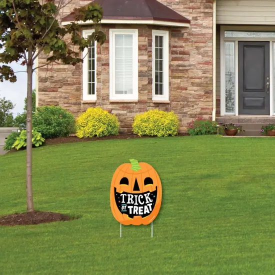 Big Dot of Happiness Jack-O'-Lantern Halloween - Outdoor Lawn Sign - Kids Halloween Party Yard Sign - 1 Piece {4}