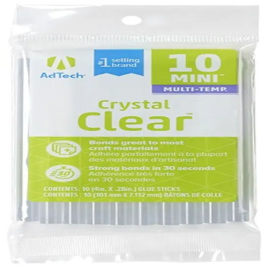 Ad Tech Multi-Temp Mini Glue Sticks 10/Pkg-.28"X4" {1}