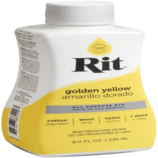 Multipack of 3 - Rit Dye Liquid 8oz-Golden Yellow {3}