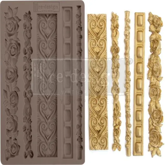 Prima Marketing Re-Design Mould 5"X8"X8mm-Elegant Borders {5}