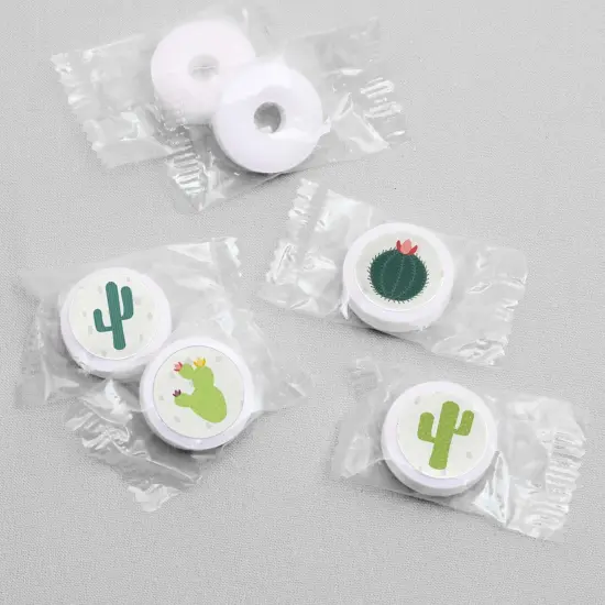 Big Dot of Happiness Prickly Cactus Party - Fiesta Party Round Candy Sticker Favors - Labels Fits Chocolate Candy (1 Sheet of 108) {4}