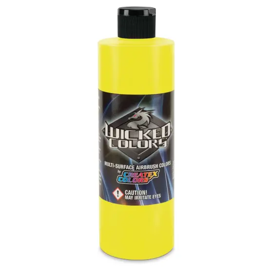 Createx Wicked Colors Airbrush Color - 16 oz, Detail Yellow {1}